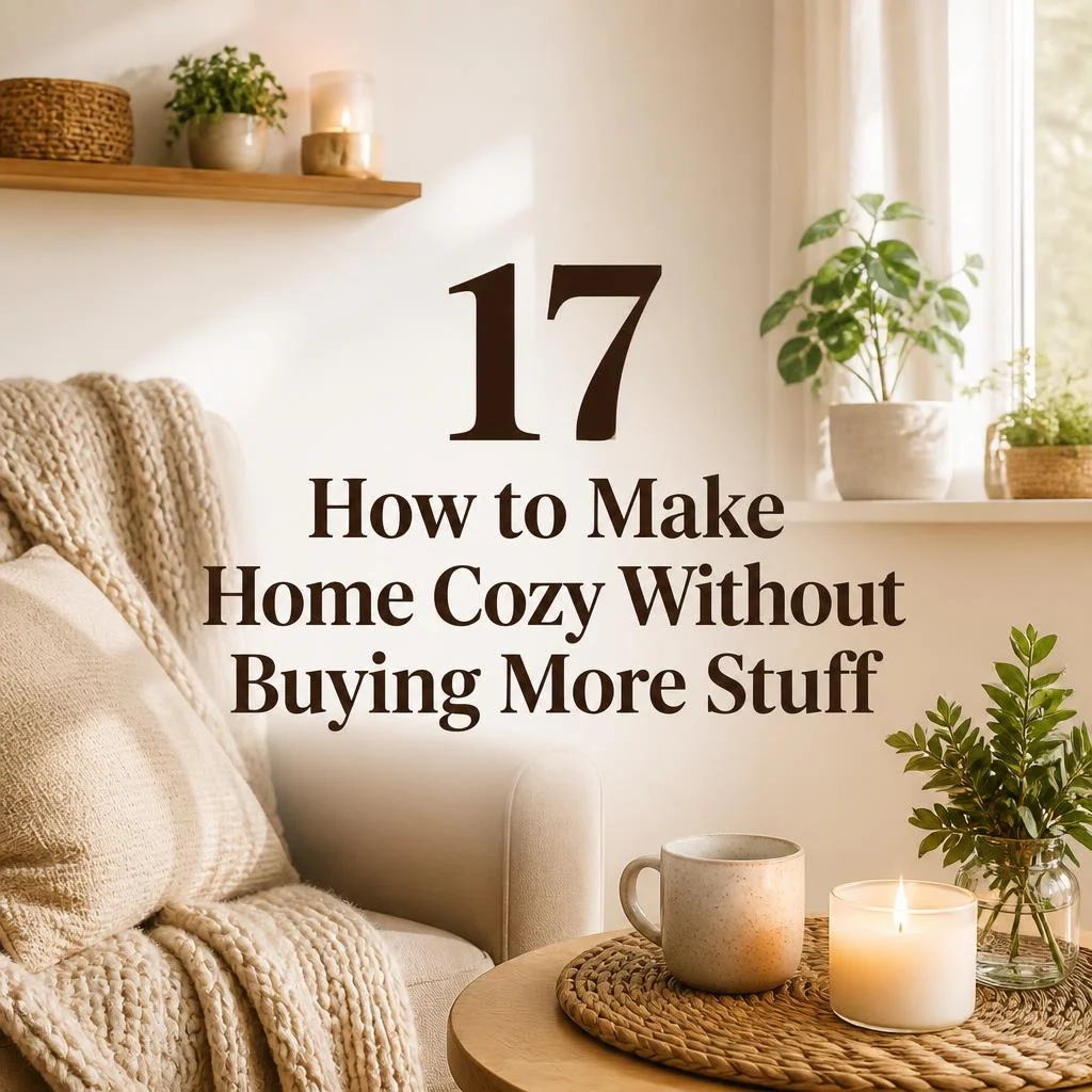 17 How to Make Home Cozy Without Buying More Stuff