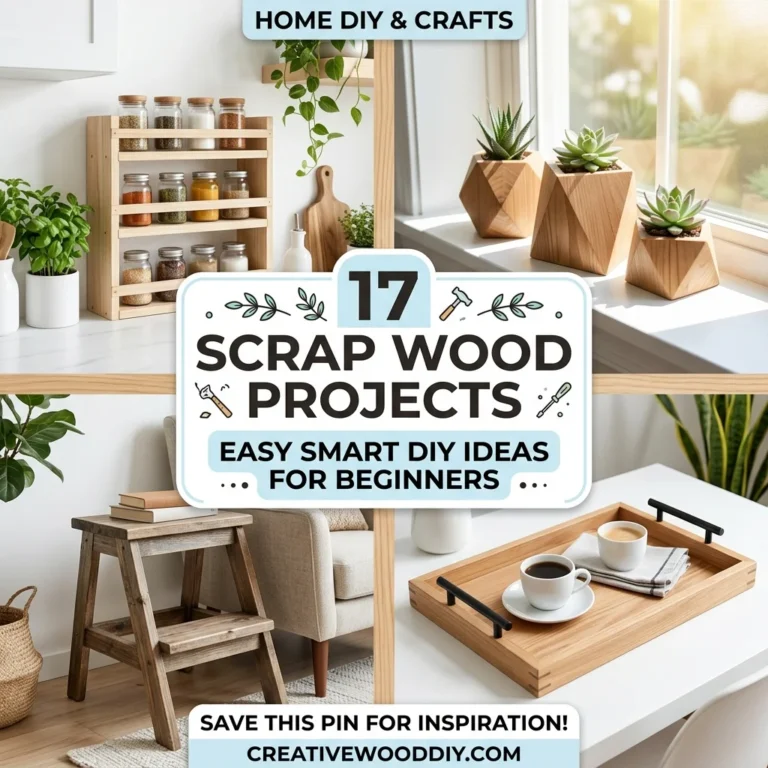 17 Scrap Wood Projects Easy Smart DIY Ideas for Beginners