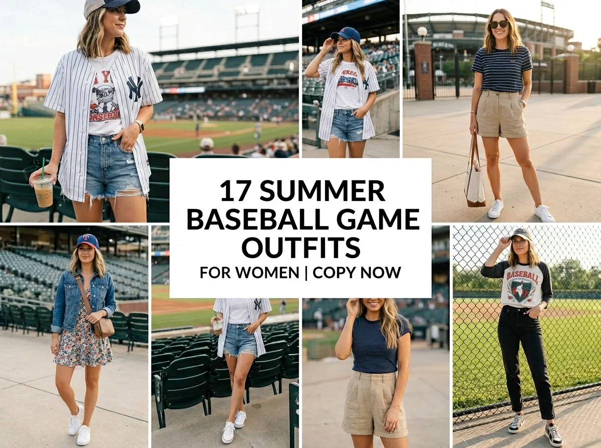 17 Summer Baseball Game Outfits Women Copy Now
