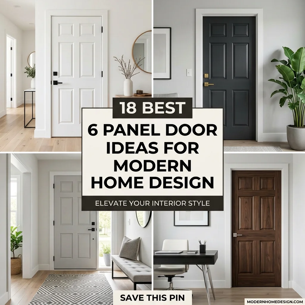 18 Best 6 Panel Door Ideas for Modern Home Design