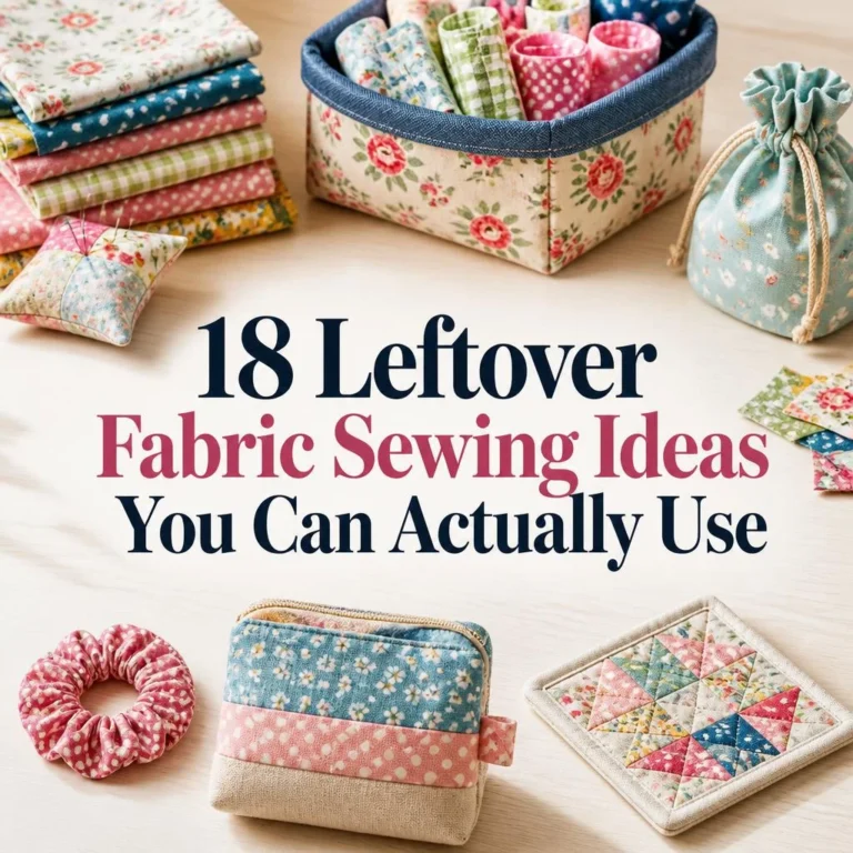 18 Leftover Fabric Sewing Ideas You Can Actually Use