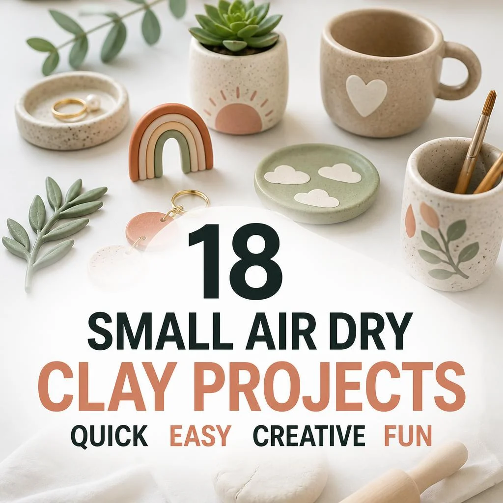 18 Small Air Dry Clay Projects Quick Easy Creative Fun