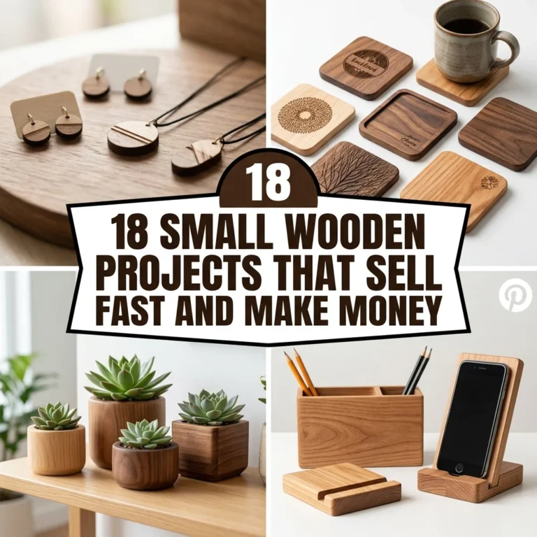 18 Small Wooden Projects That Sell Fast and Make Money