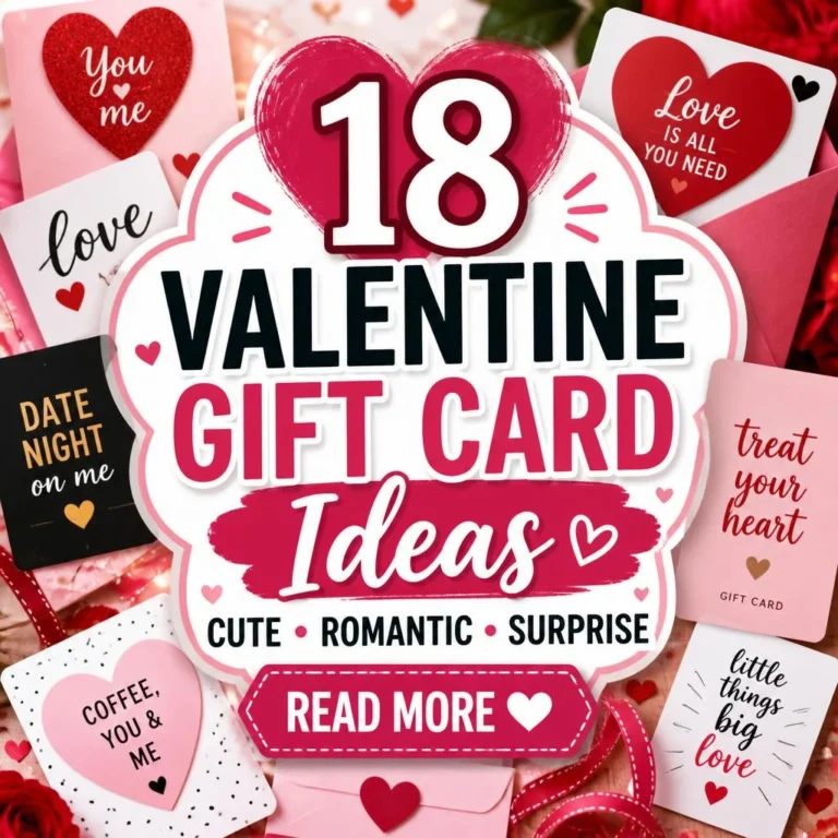 18 Valentine Gift Card Ideas Cute Romantic Surprise