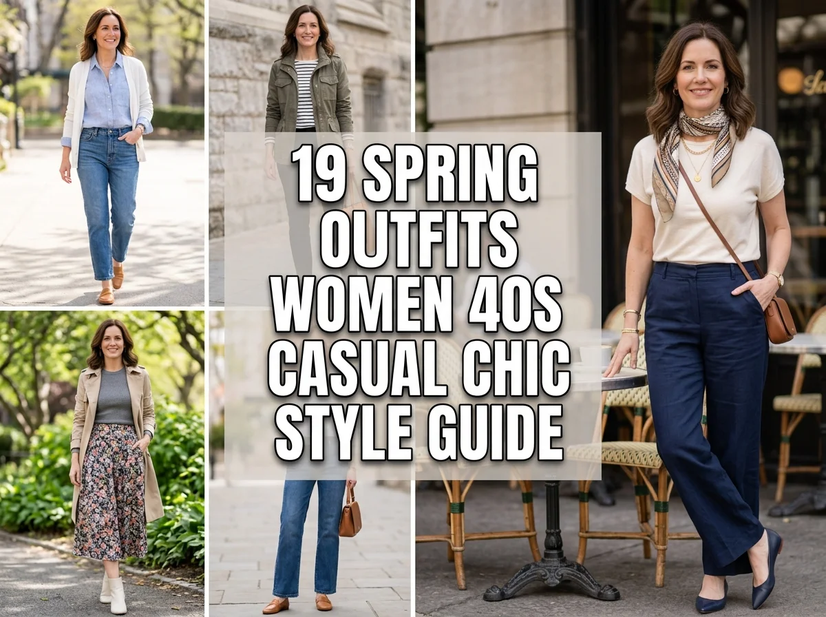 19 Spring Outfits Women 40s Casual Chic Style Guide