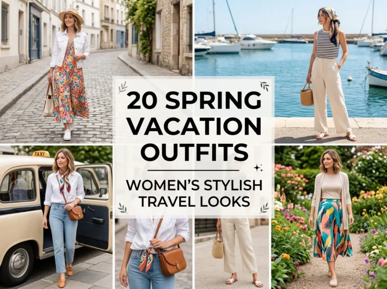 20 Spring Vacation Outfits Women Stylish Travel Looks