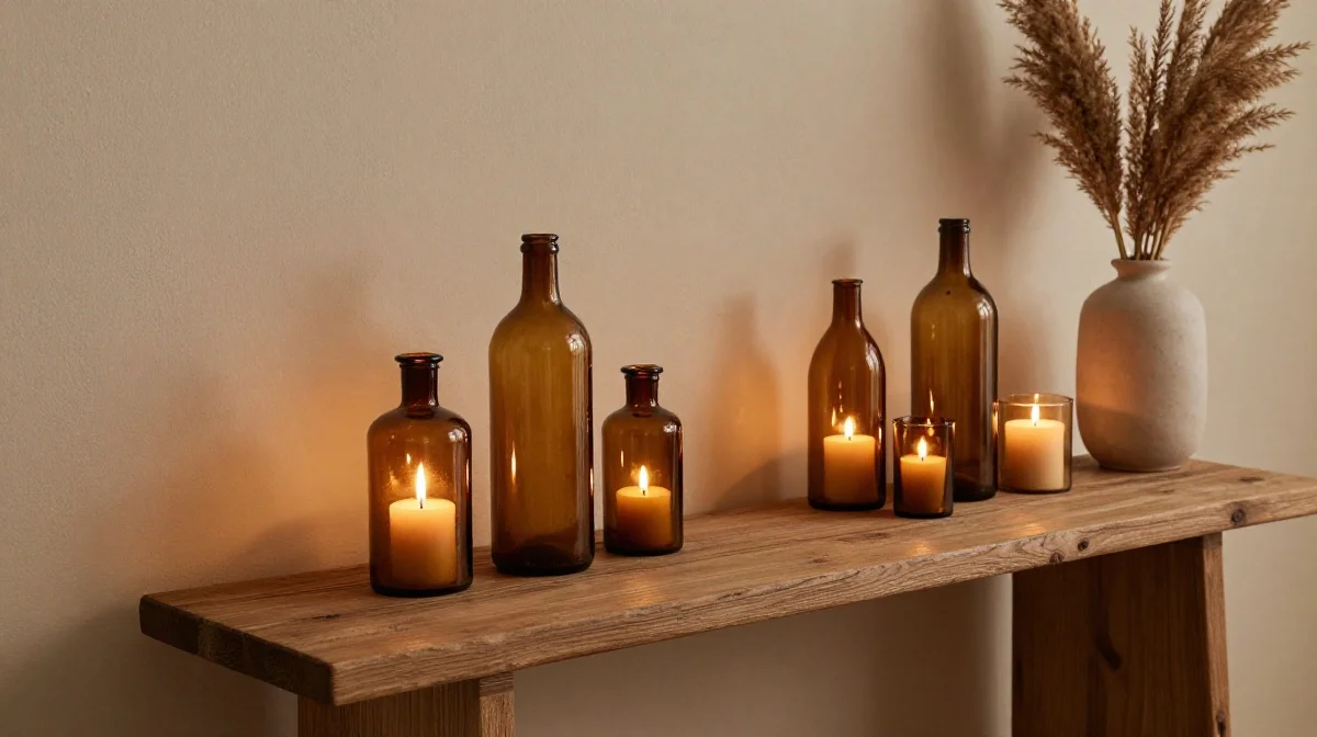 Amber Glow Bottles