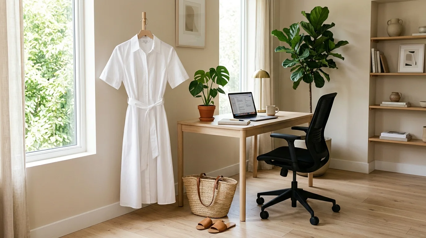 Belted Shirt Dress
