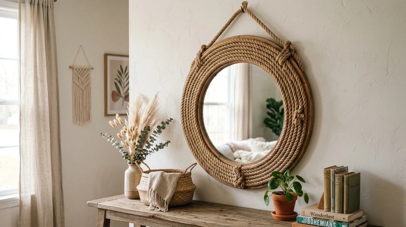Boho Beaded Frame