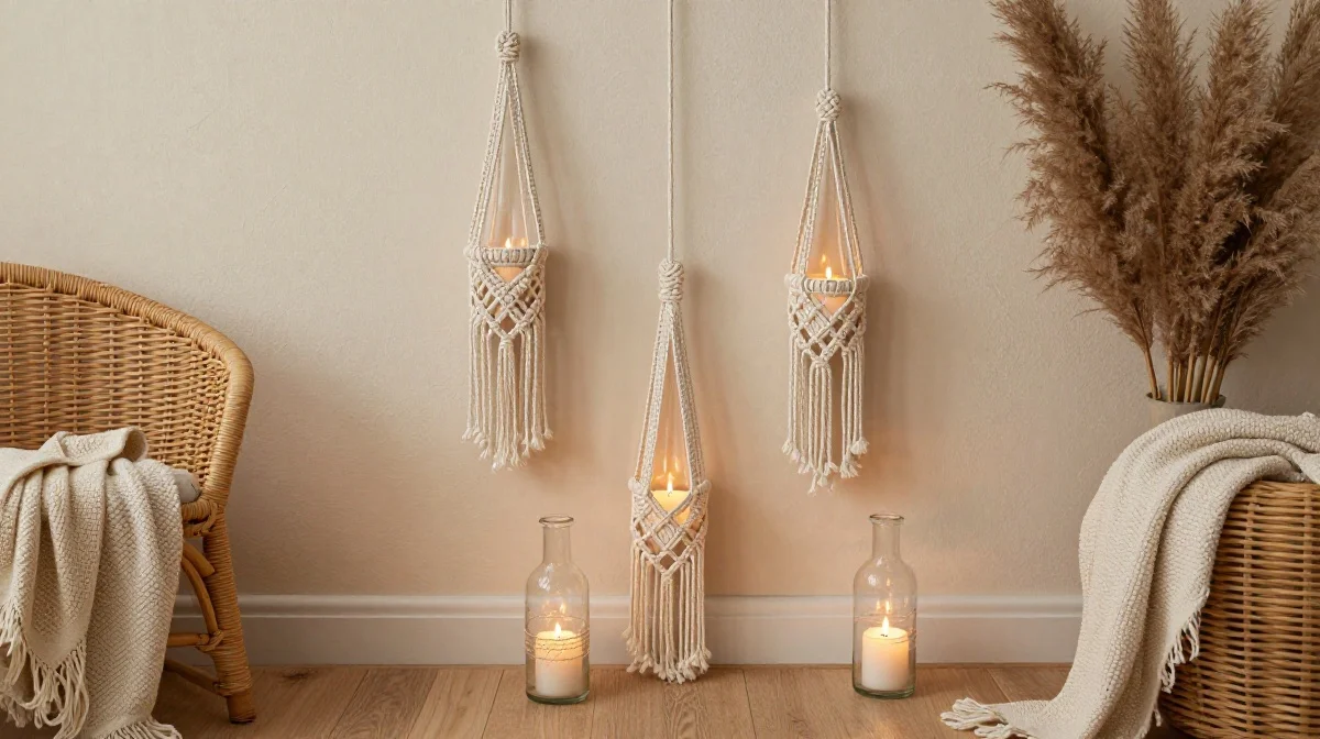 Boho Macramé Bottles