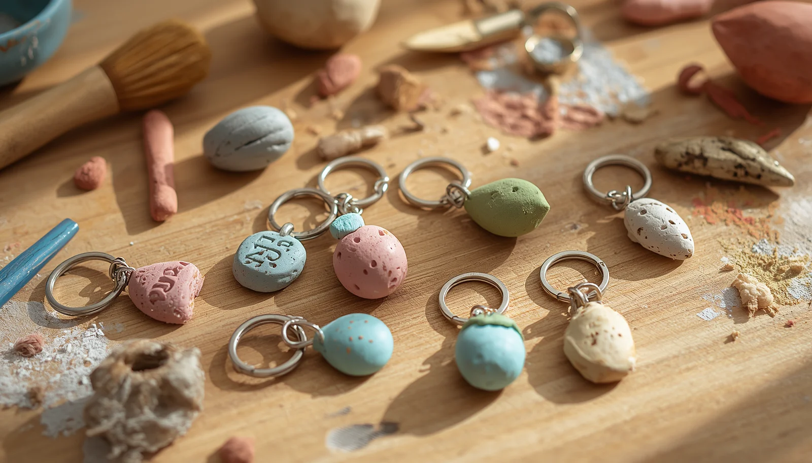 Clay Keychains