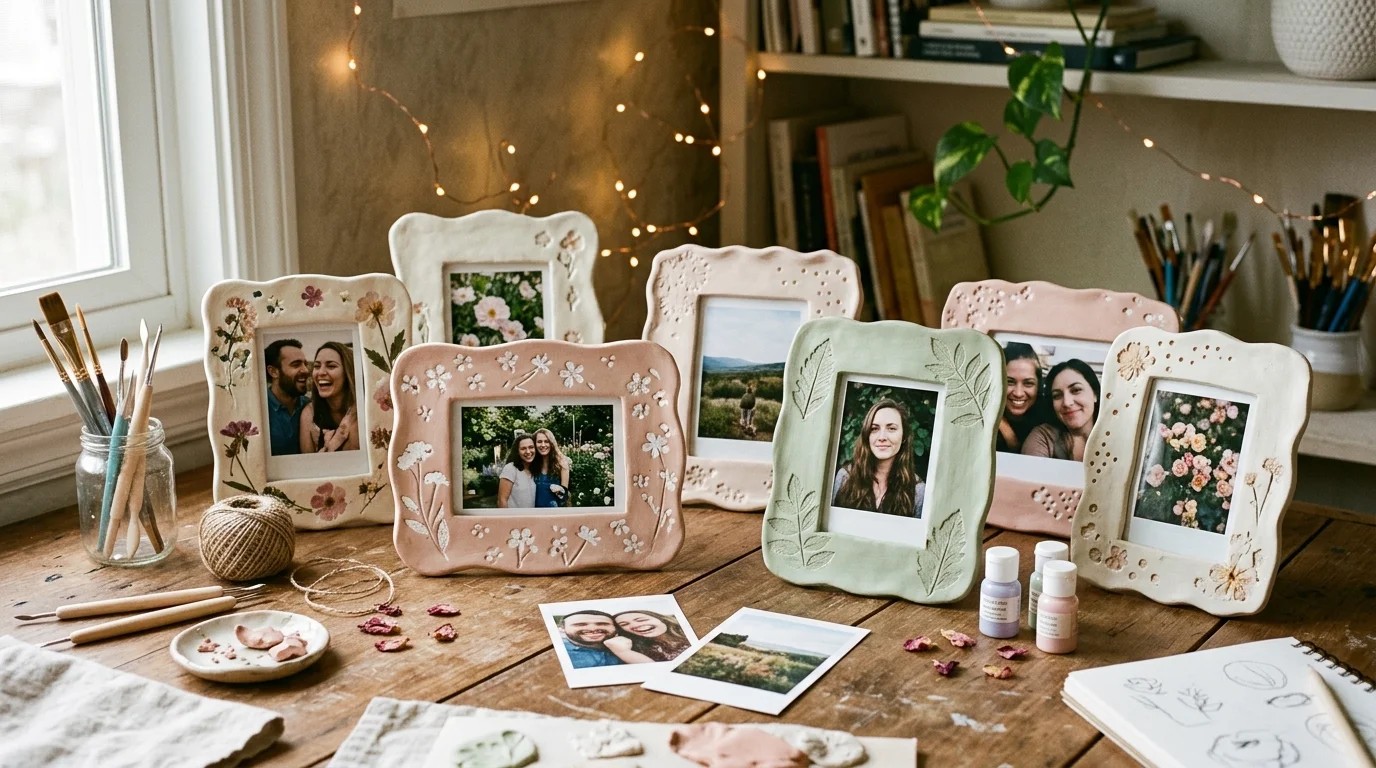 Clay Photo Frames