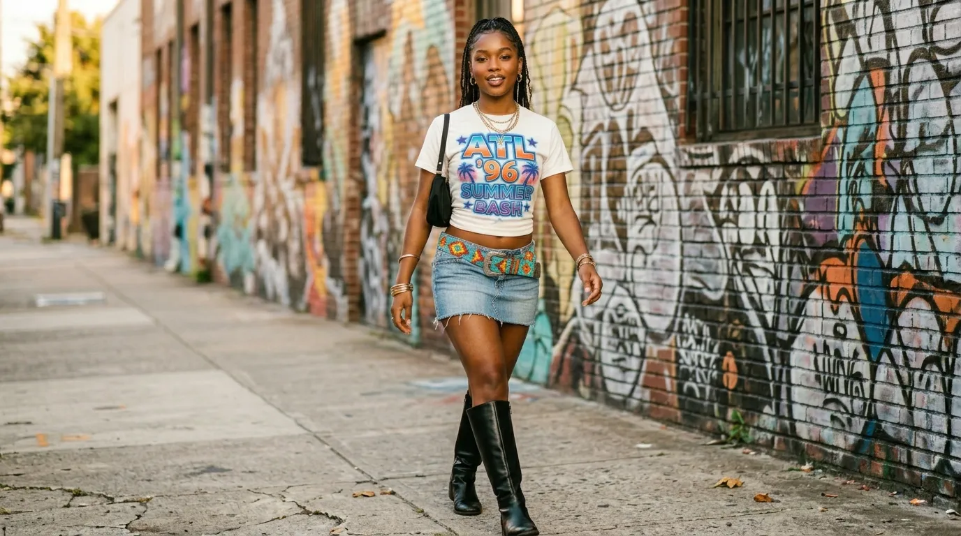 Denim Skirt