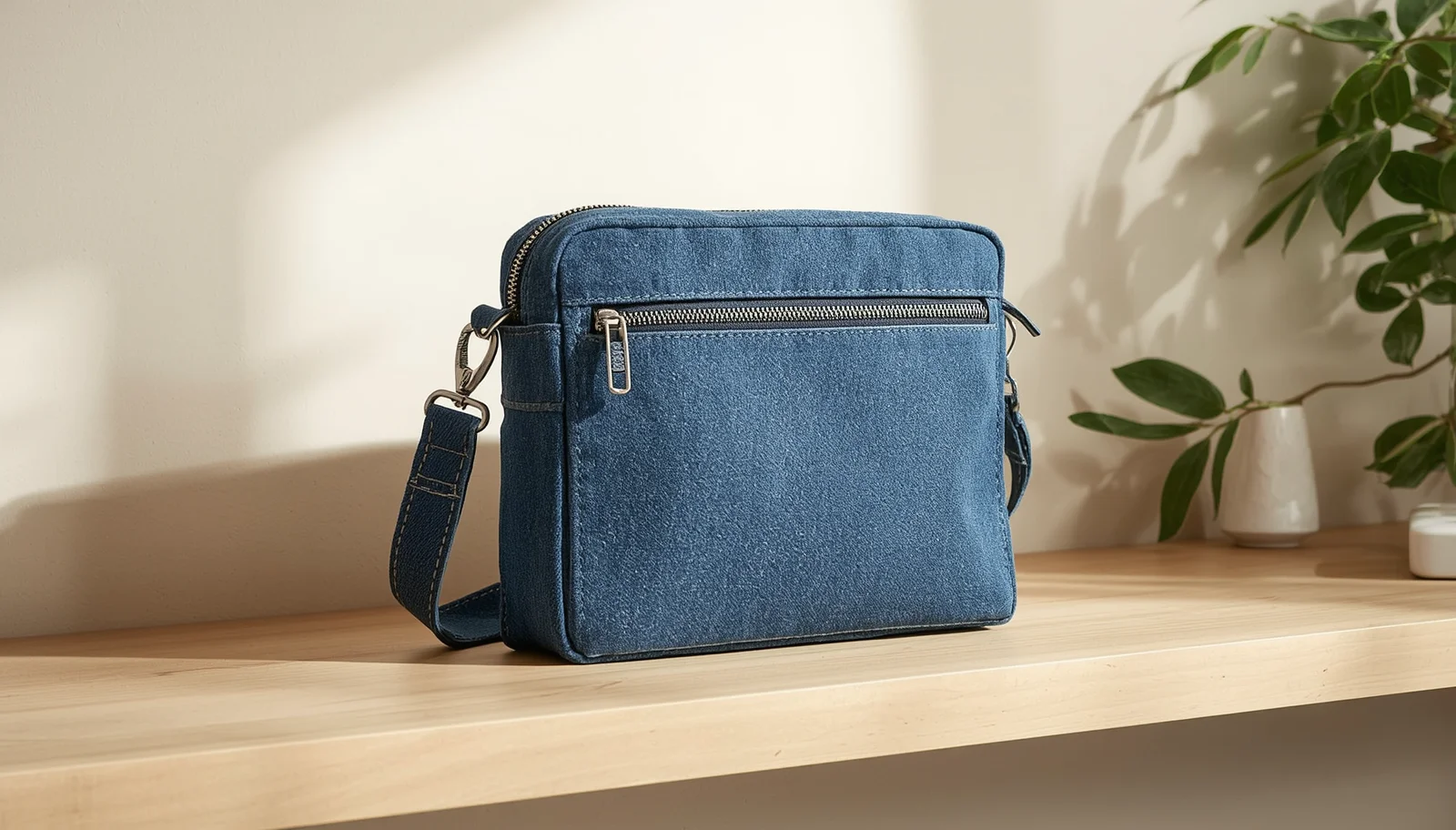 Denim Sling Bag