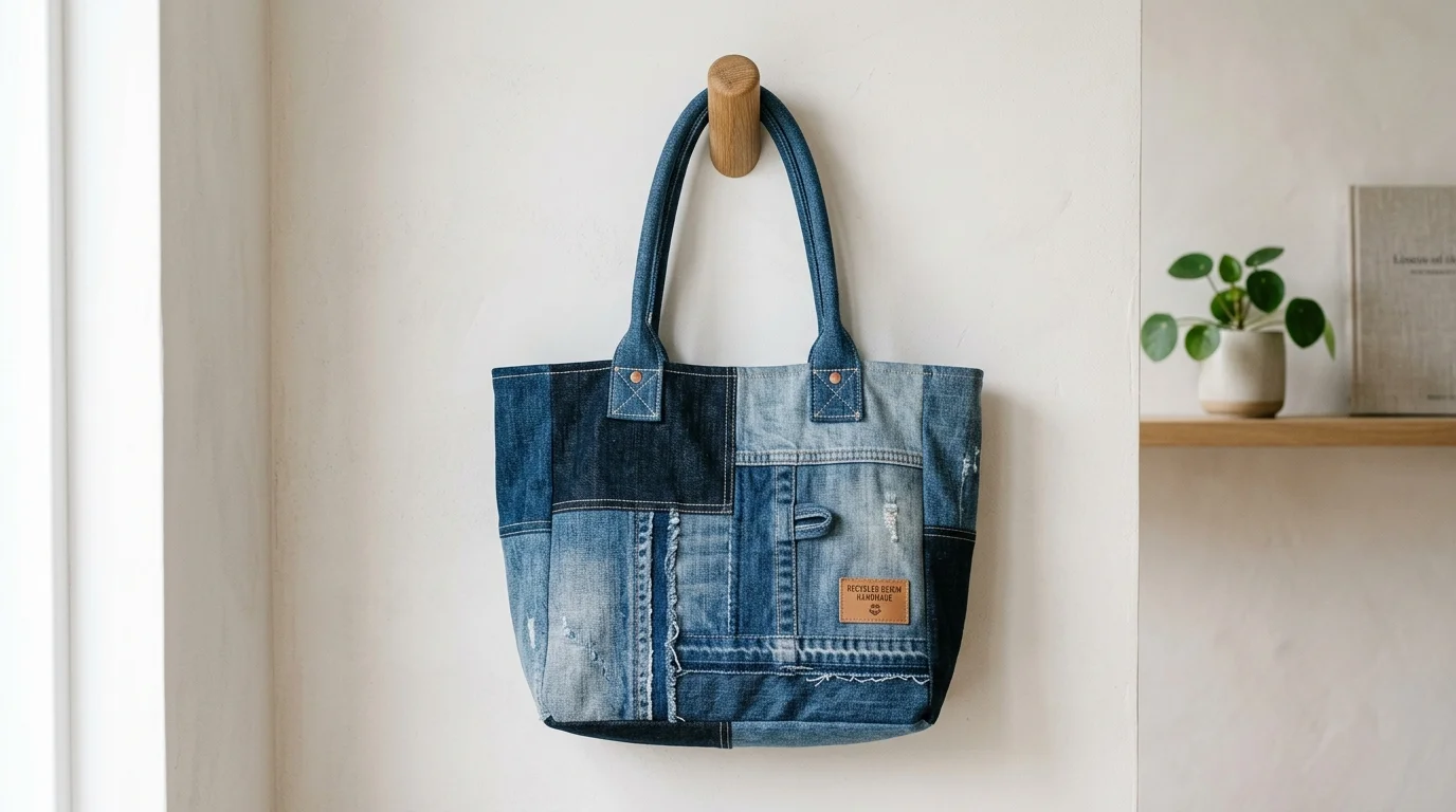 Denim Tote Bag