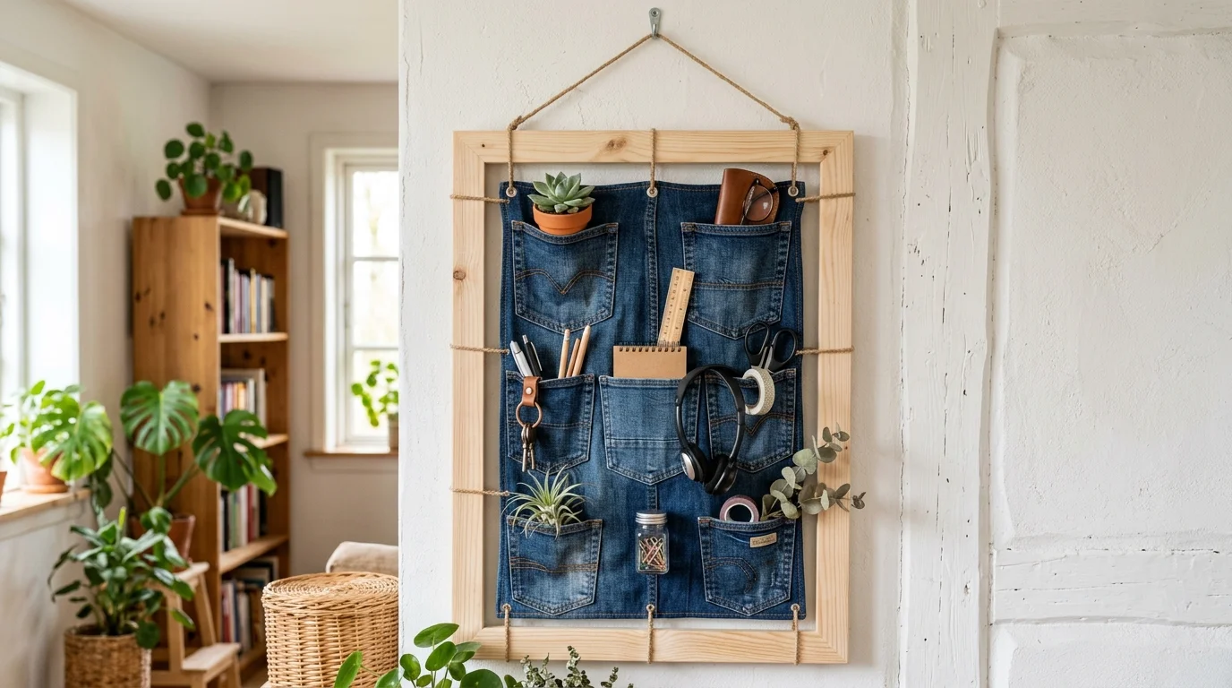 Denim Wall Pocket