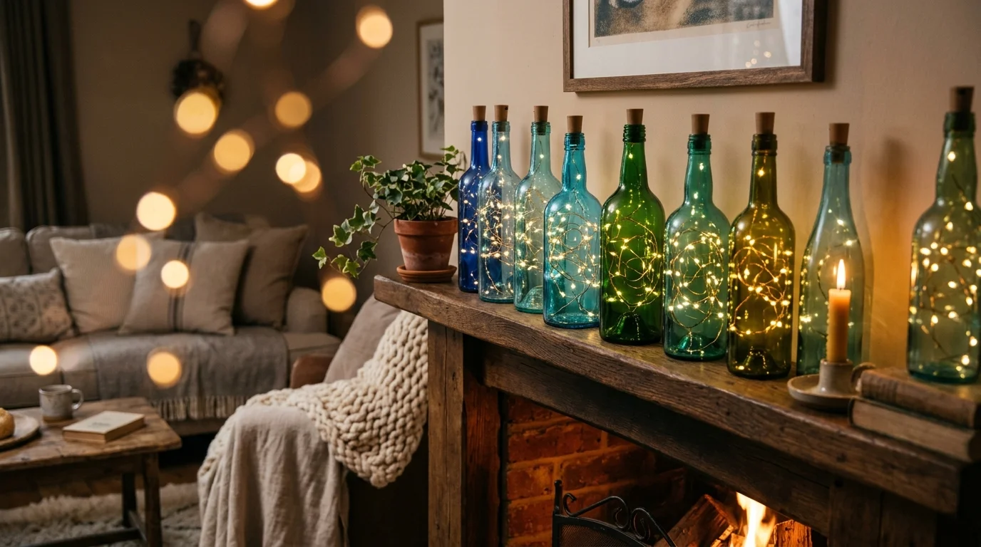 Fairy Light Bottles