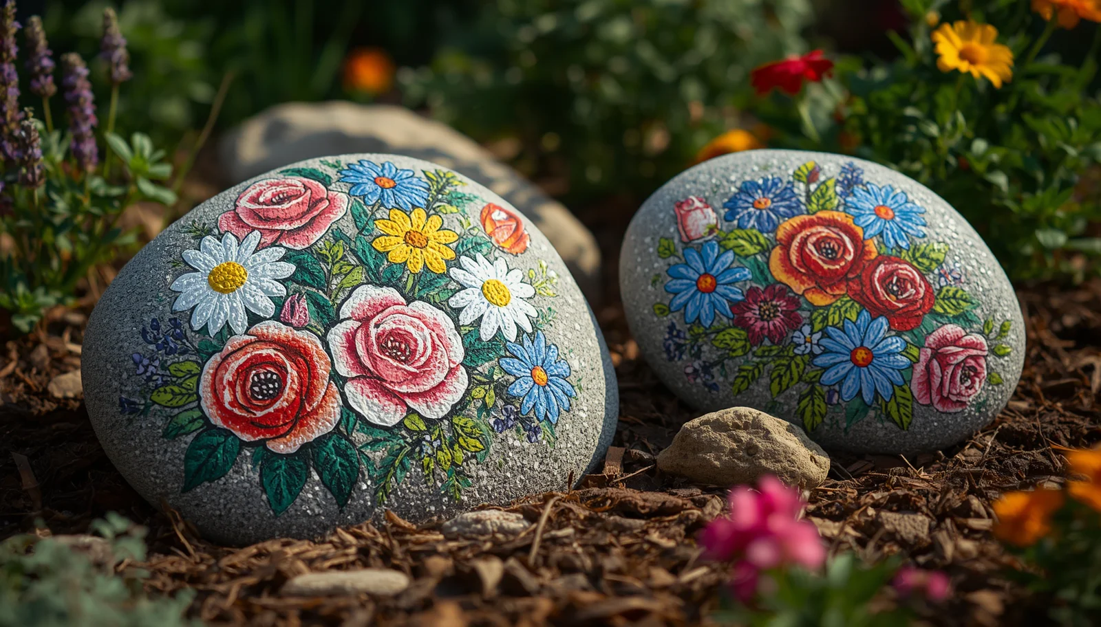 Floral Bouquet Stones