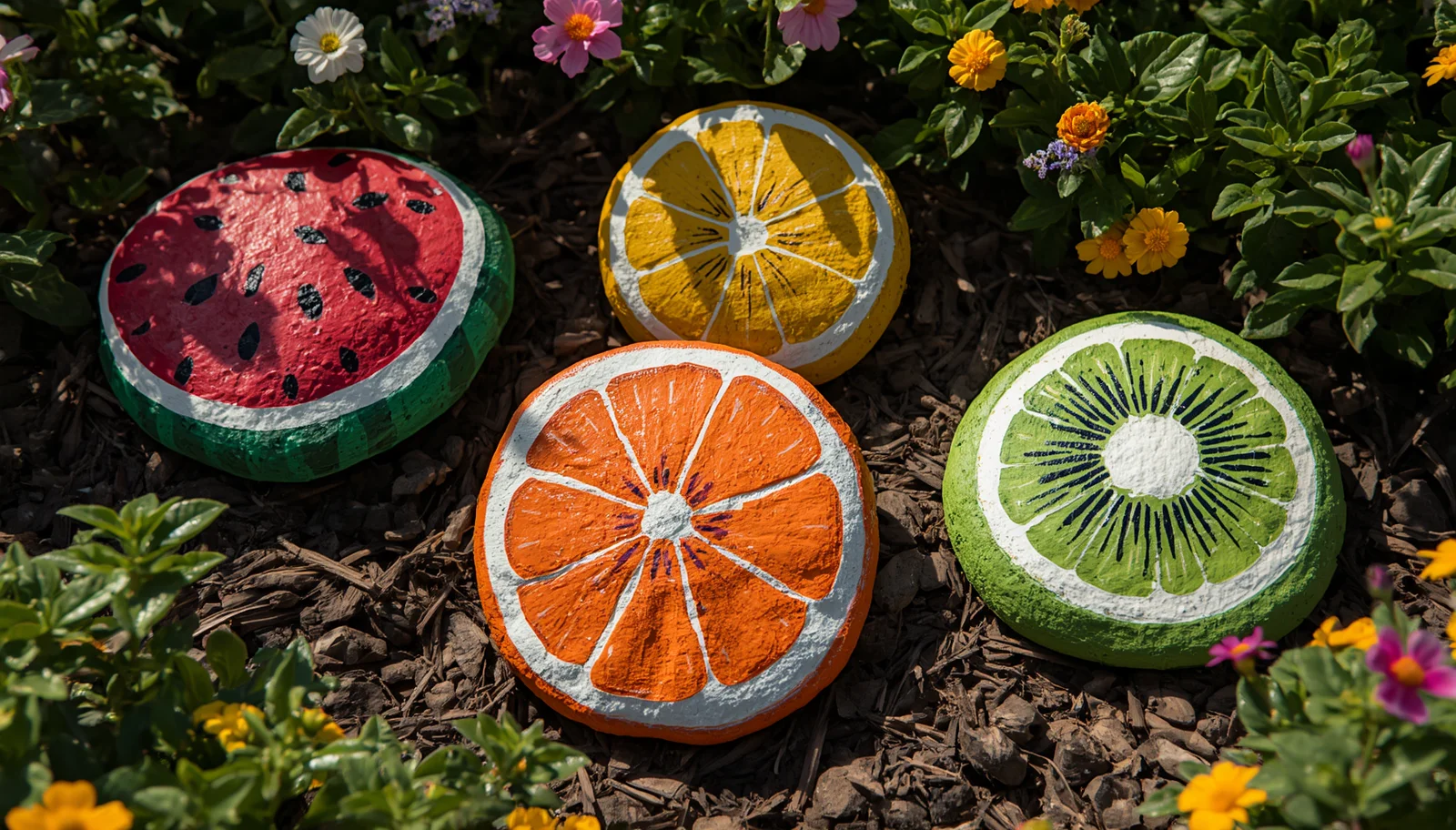 Fruit Slice Rocks