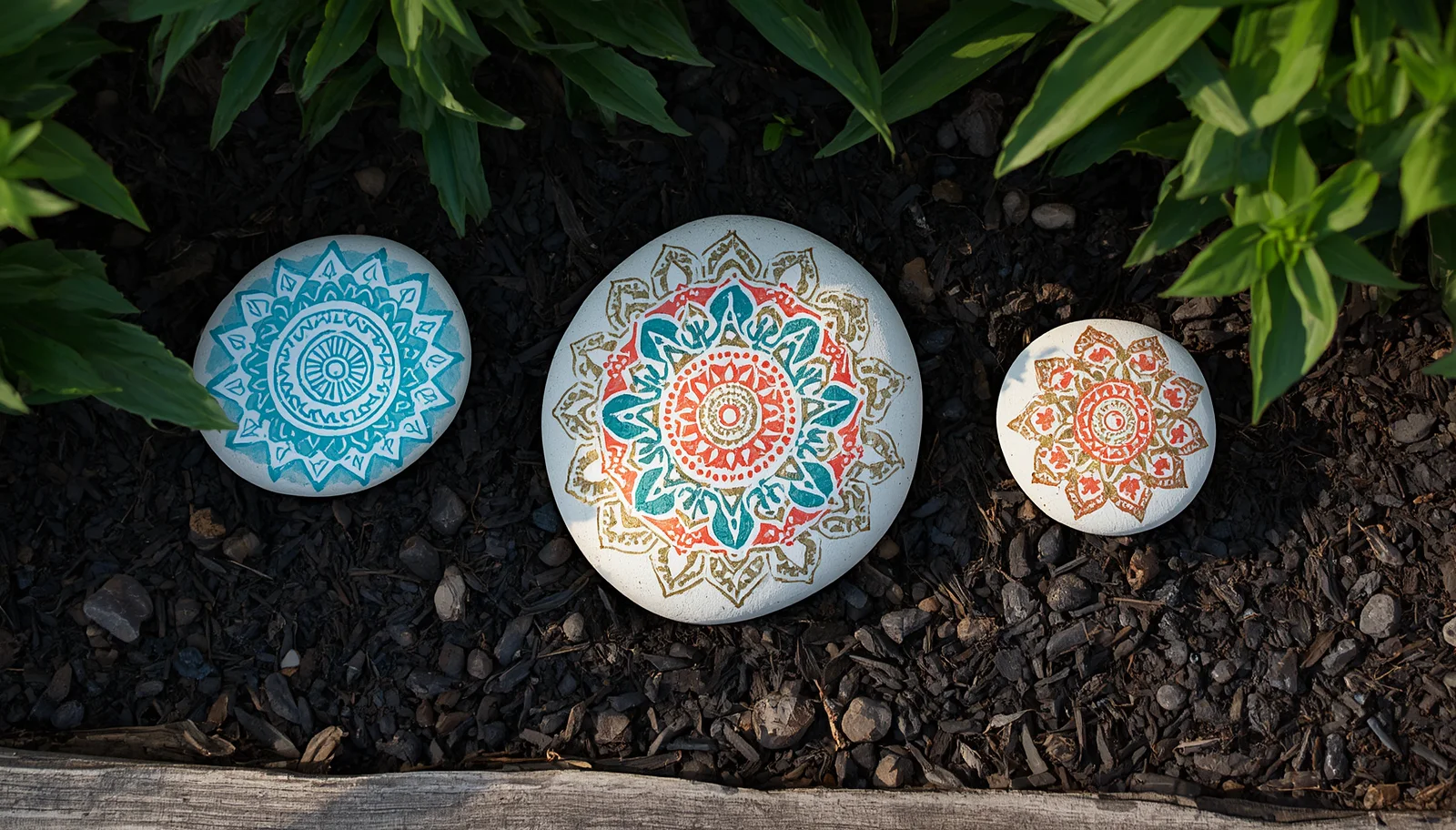 Garden Mandala Stones 