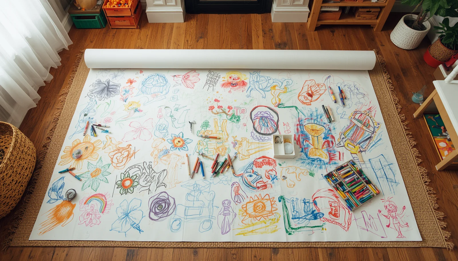 Giant Floor Murals