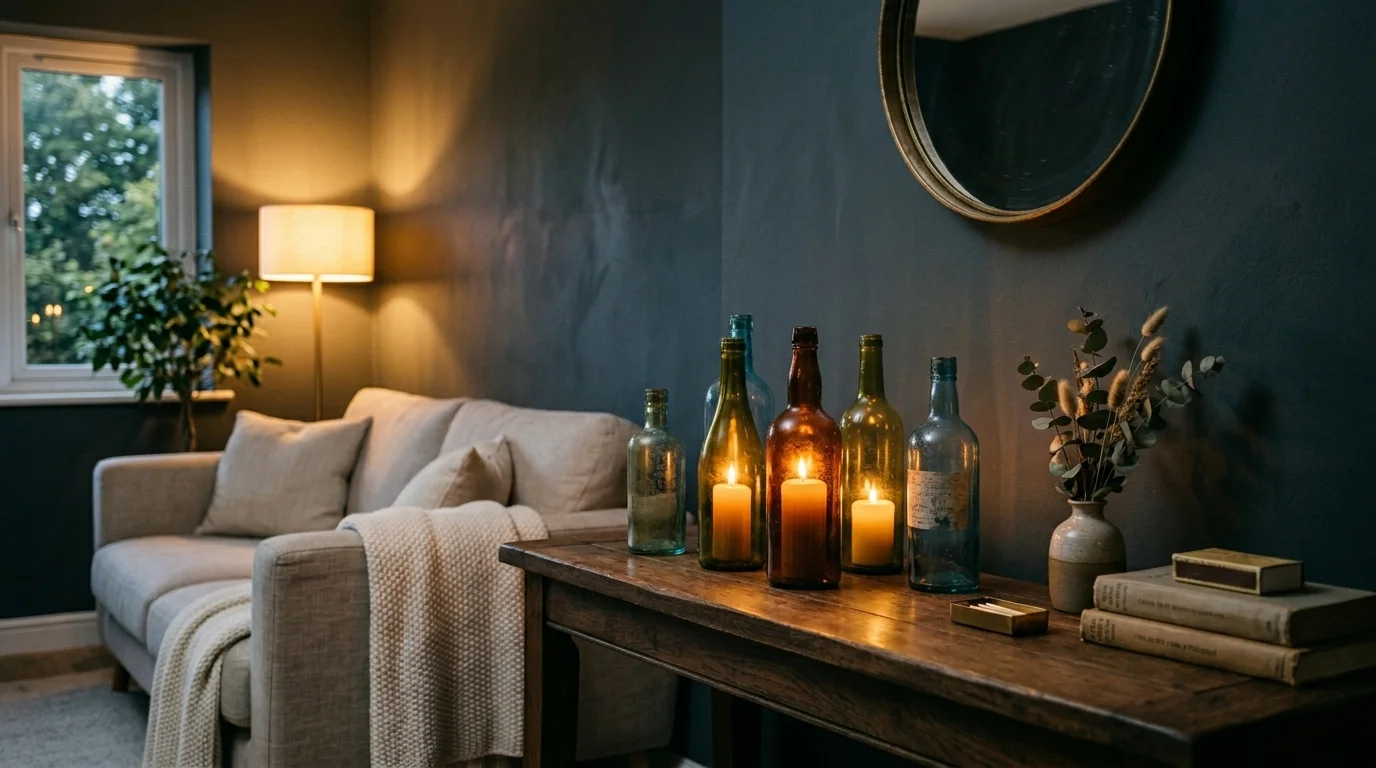 Glass Candle Glow