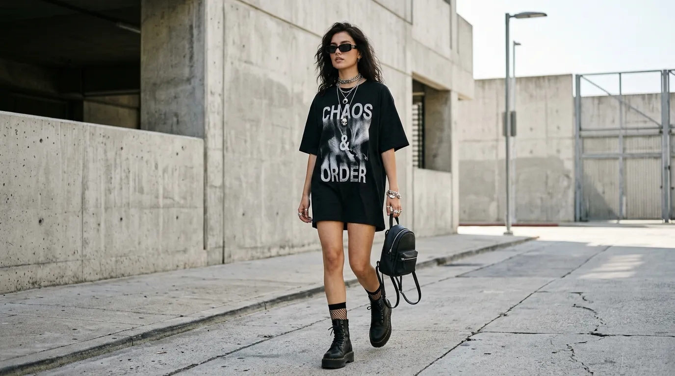 Graphic Tee Dress
