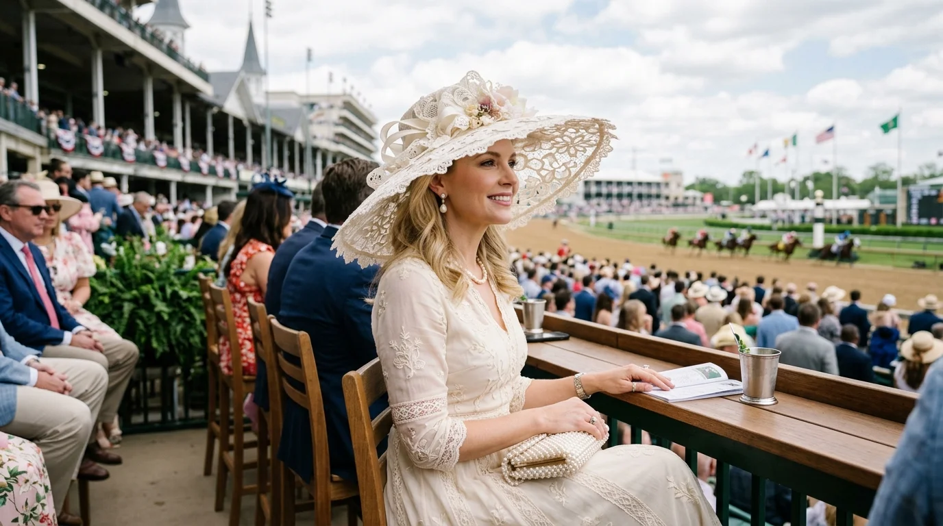 Ivory Lace Hat