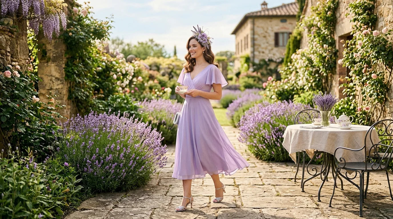 Lavender Tea Dress