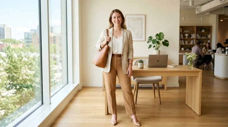 Linen Blazer Look