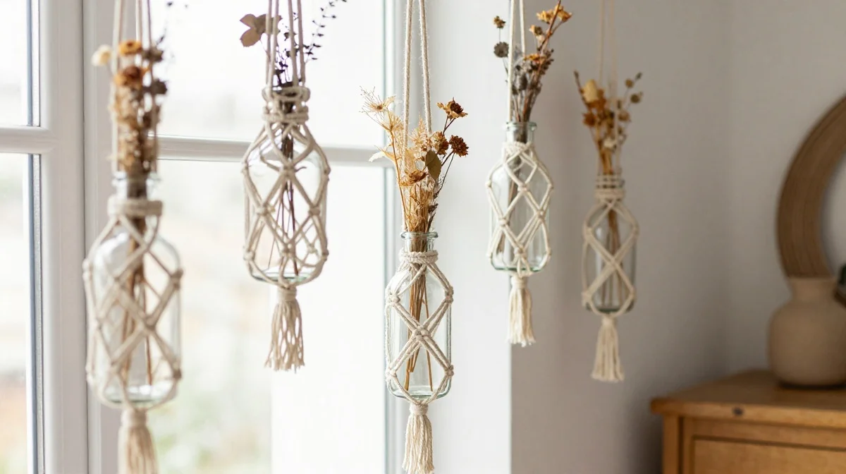 Macrame Bottles]