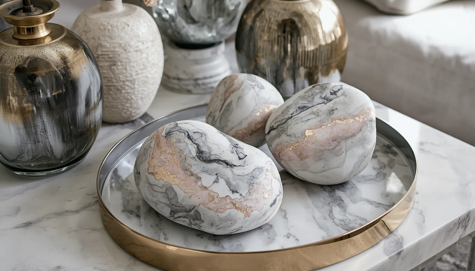 Marbled Color Stones