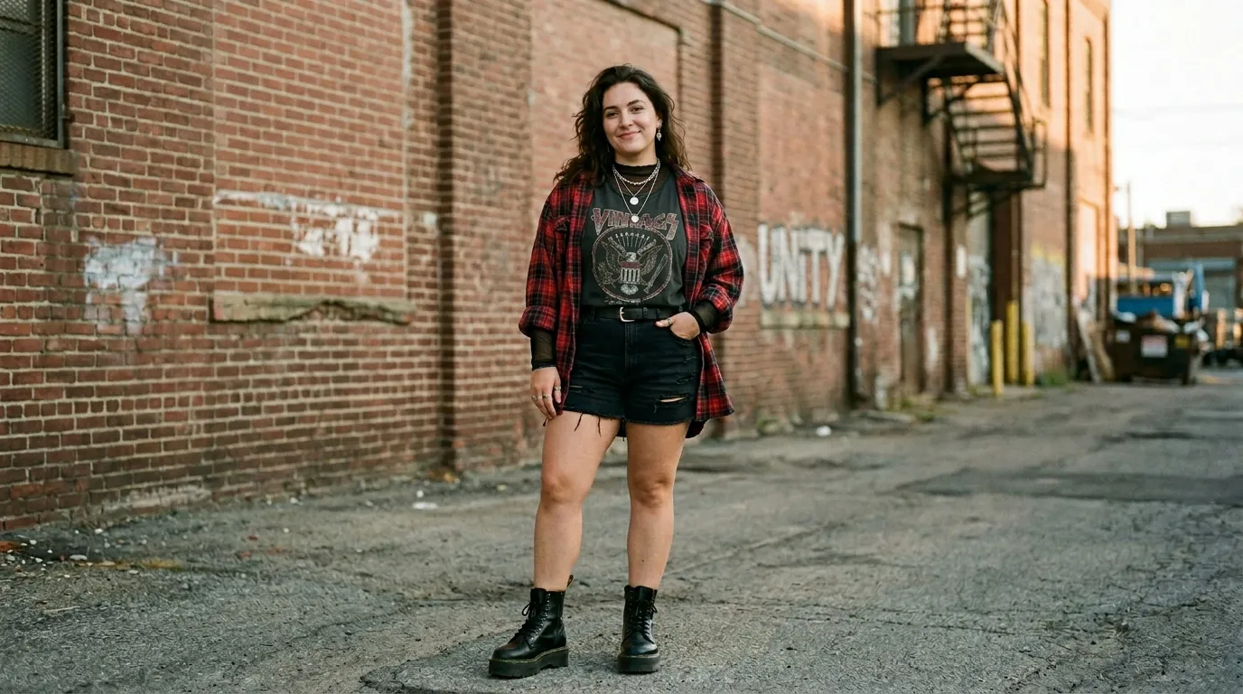 Mesh And Plaid