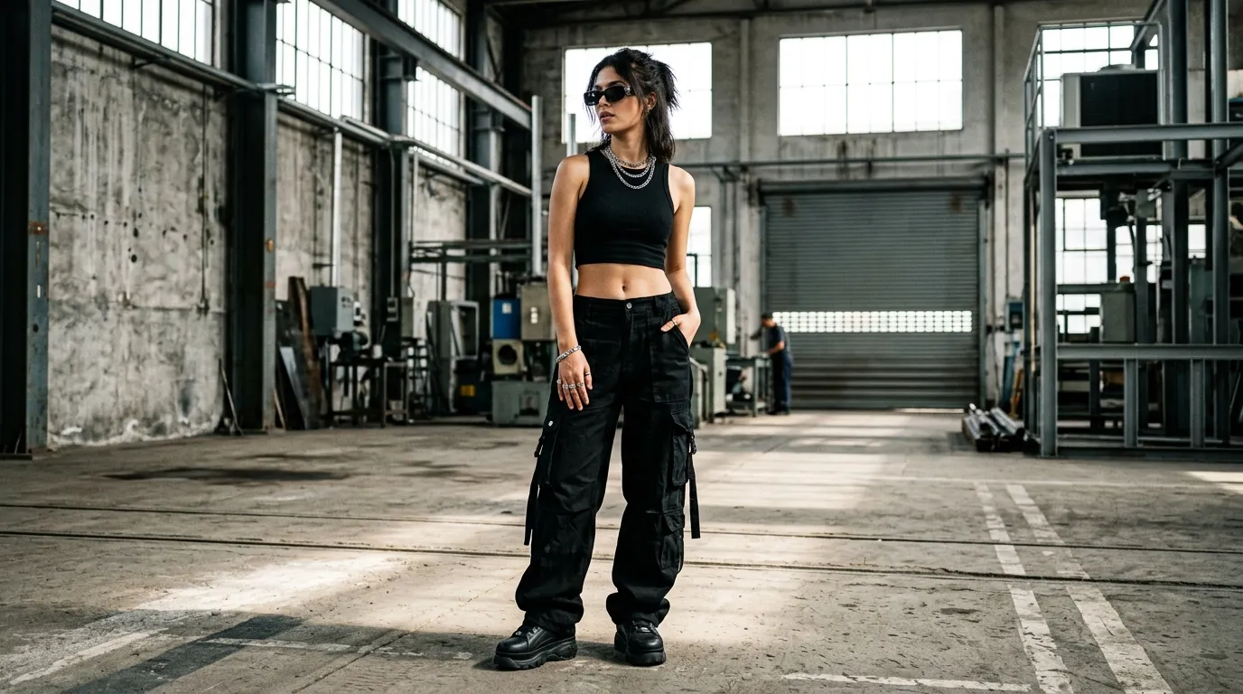 Monochrome Cargo Look