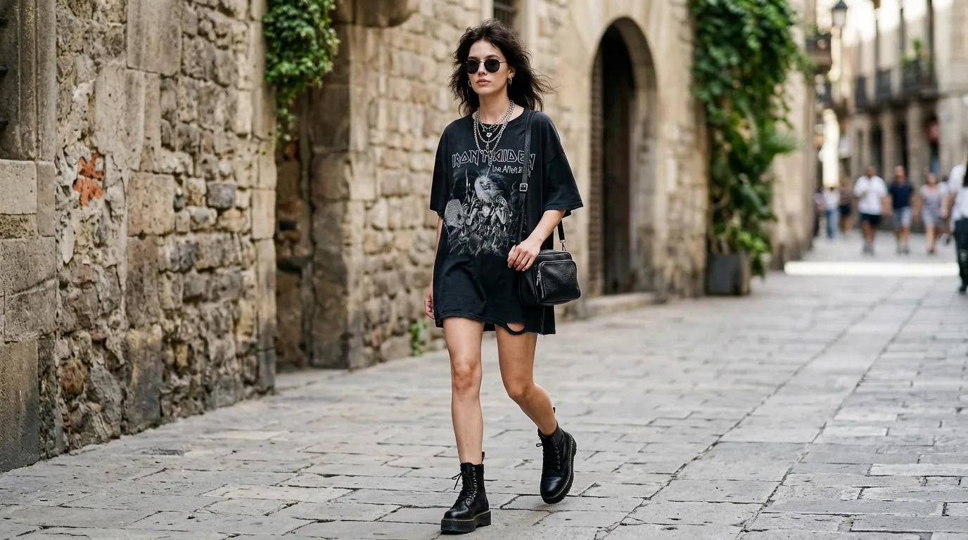 Oversized Band Tee
