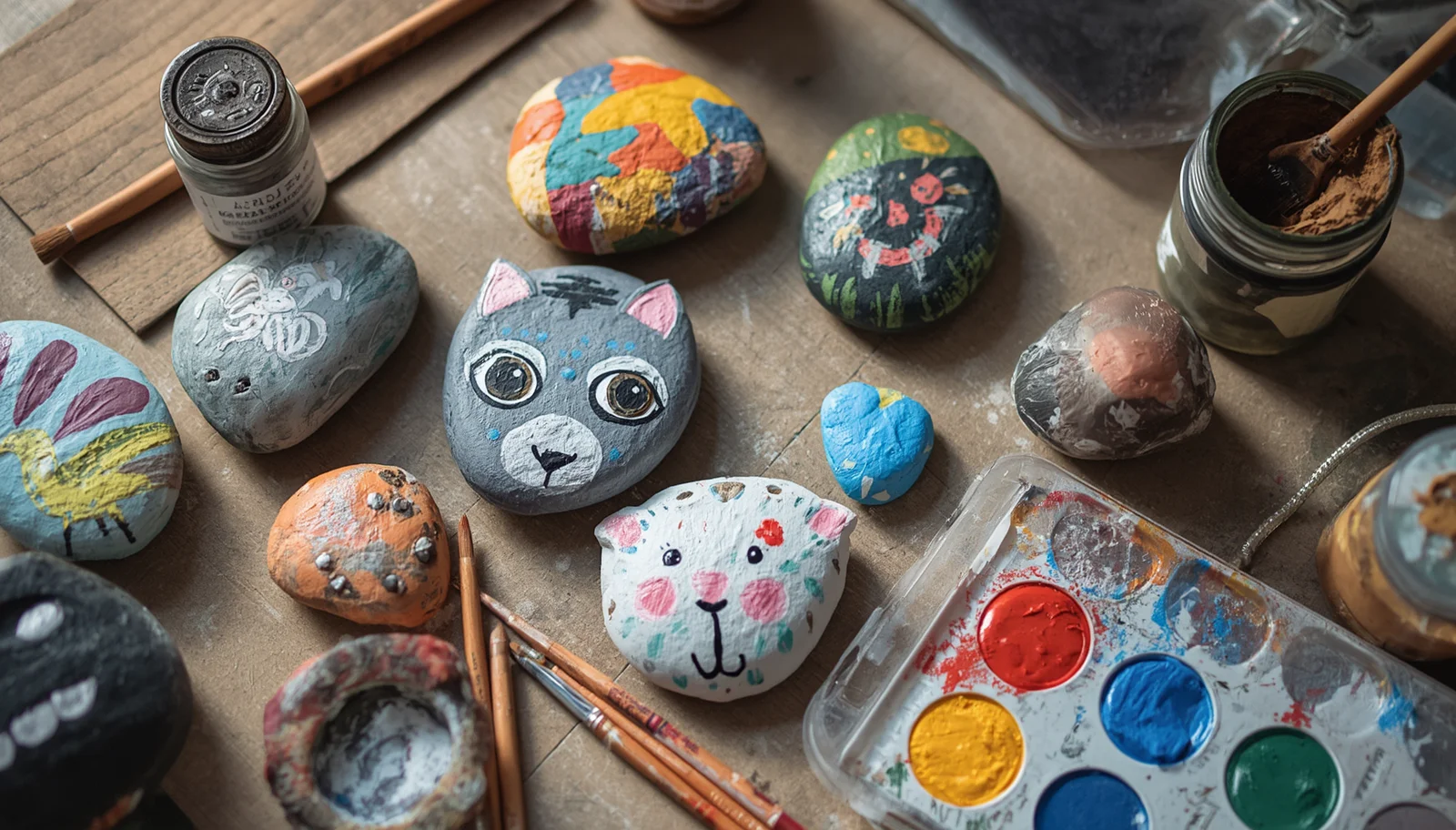 Painted Rock Creatures