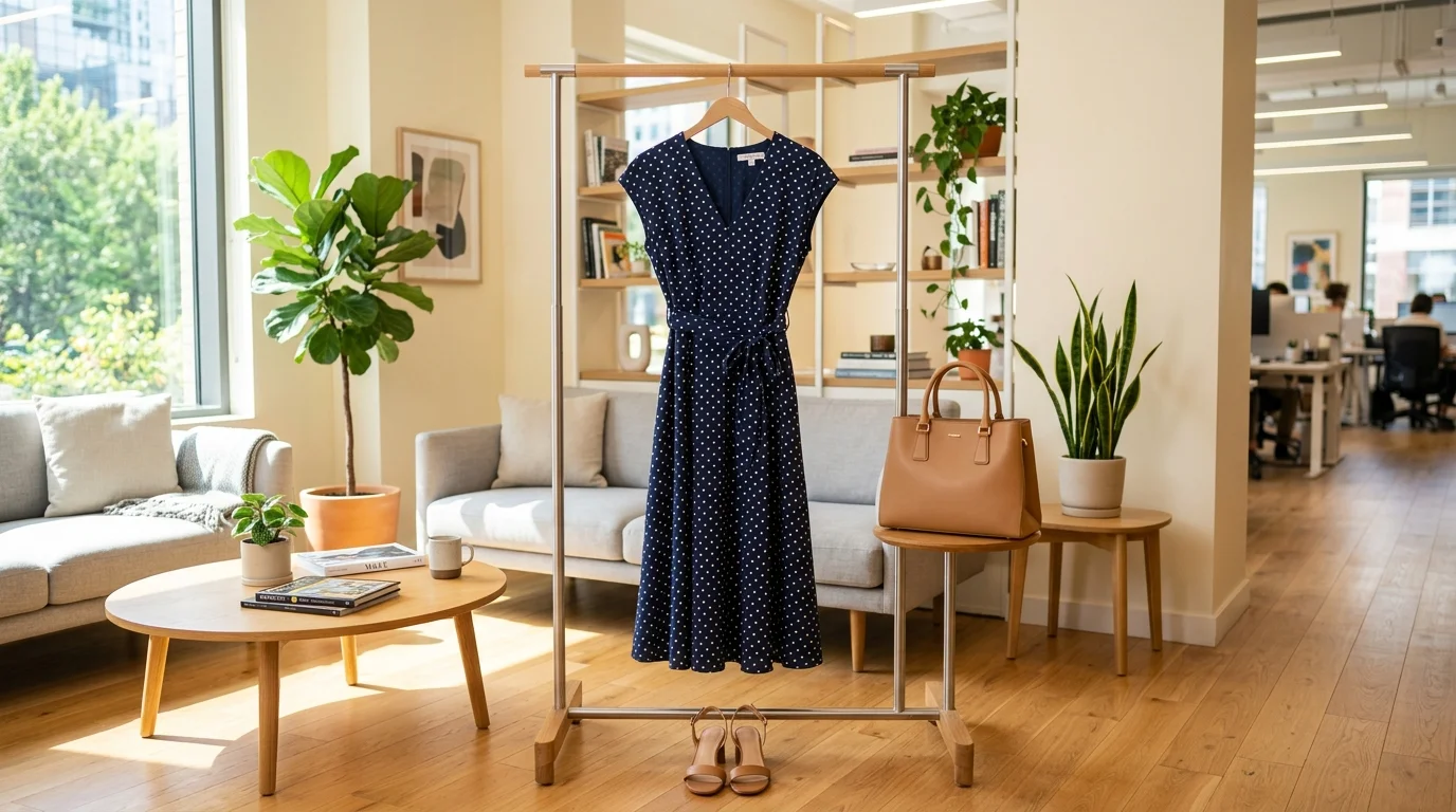 Polka Dot Midi