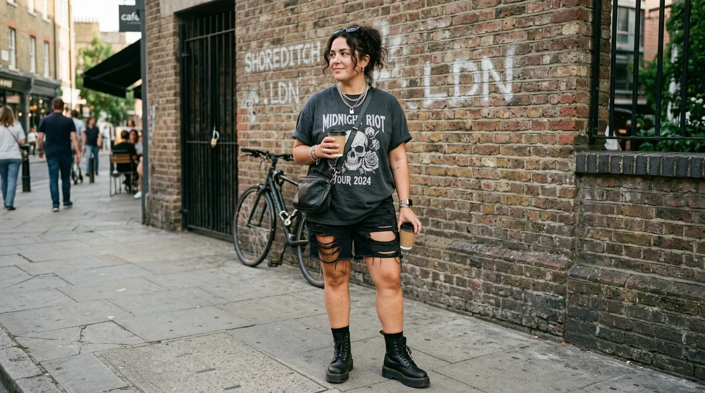 Ripped Denim Confidence