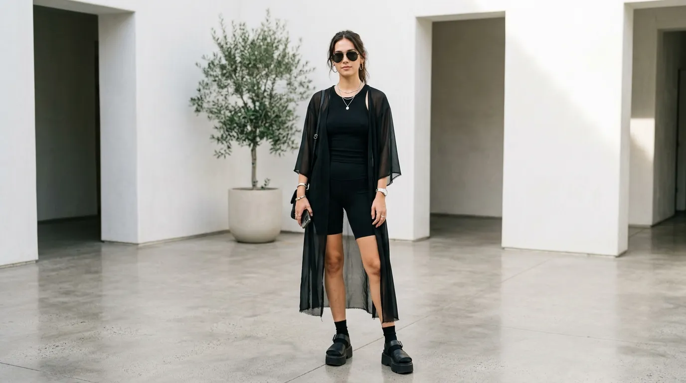 Sheer Black Layers