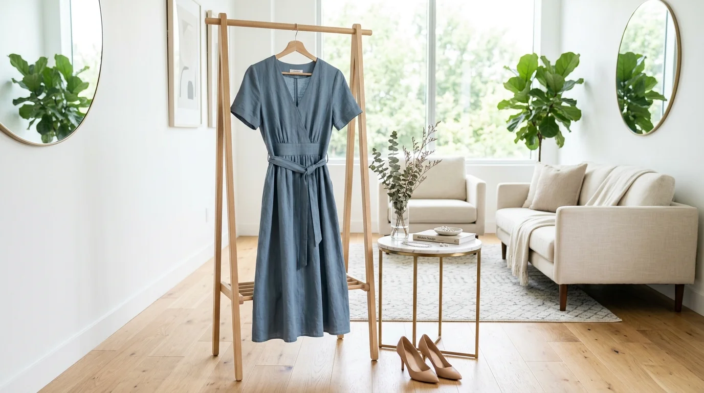 Soft Blue Midi