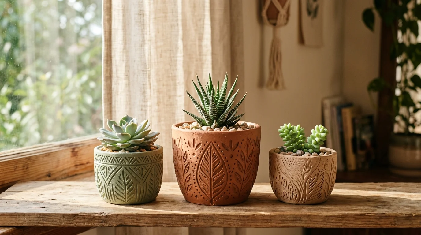 Textured Planters
