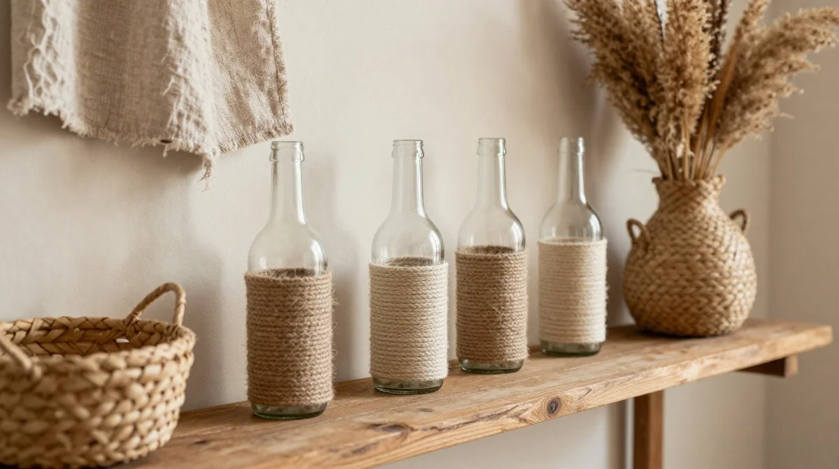 Twine Wrapped Bottles