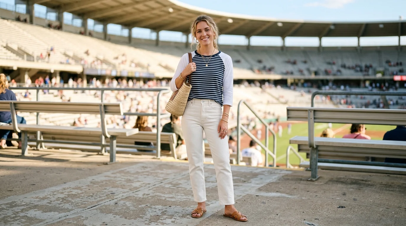 White Denim Outfit