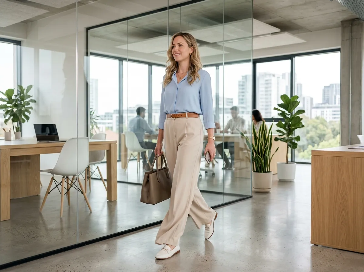 Wide Leg Trousers