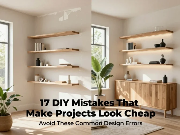17 DIY Mistakes That Make Projects Look Cheap 