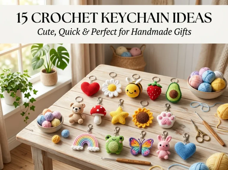 15 Crochet Keychain Ideas Cute Quick Handmade Gifts