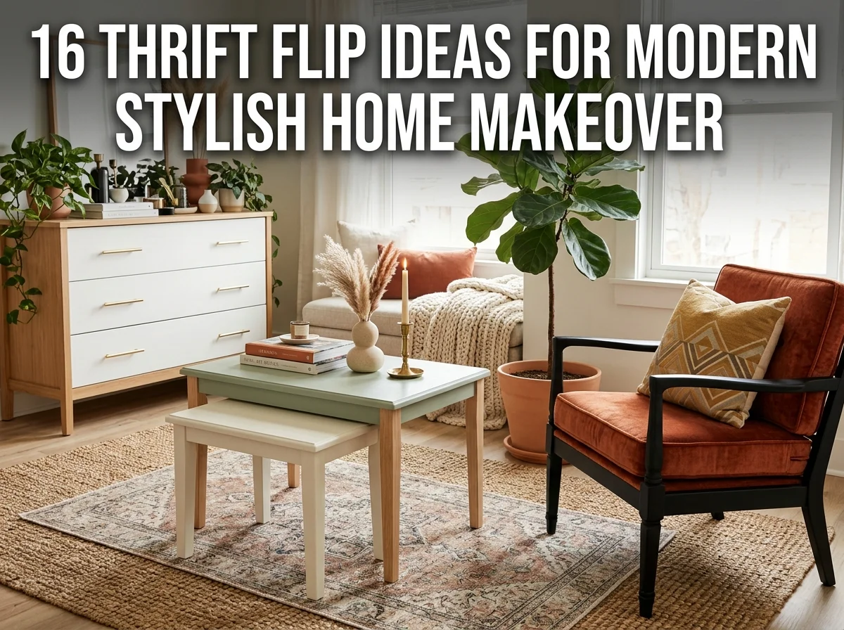16 Thrift Flip Ideas for Modern Stylish Home Makeovers