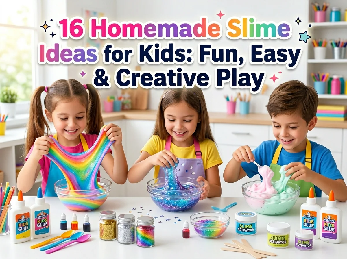 16 Homemade Slime Ideas for Kids: Fun, Easy, and Creative Play