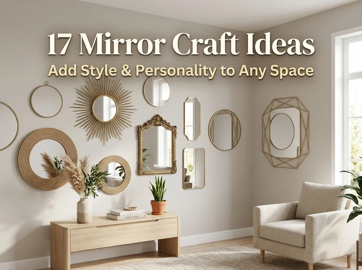 17 Mirror Craft Ideas That Add Style to Any Space Home