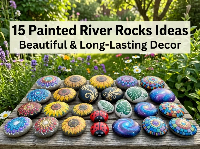 15 Painted River Rocks Ideas Beautiful Long Lasting Decor